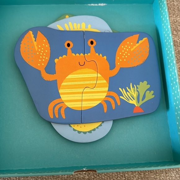 Usborne First Jigsaw Under The Sea Two Piece Puzzles 8 Sets - Picture 4 of 10